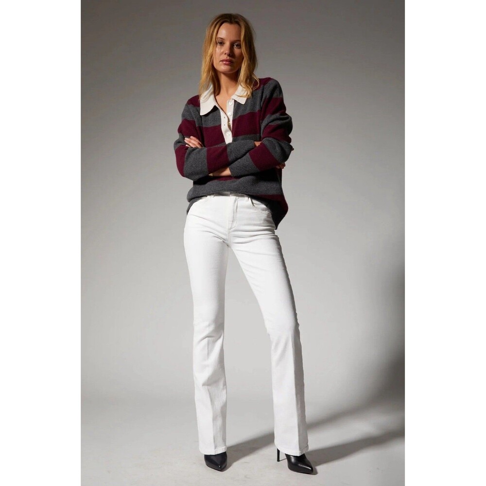SPRWMN Micro Flare Jeans White 27